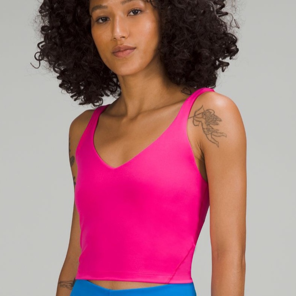Hot pink align tank